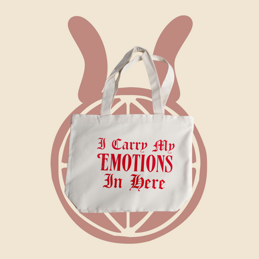 "EMOTIONAL BAGGAGE" TOTE